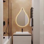 آینه بکلایت مدل قطره