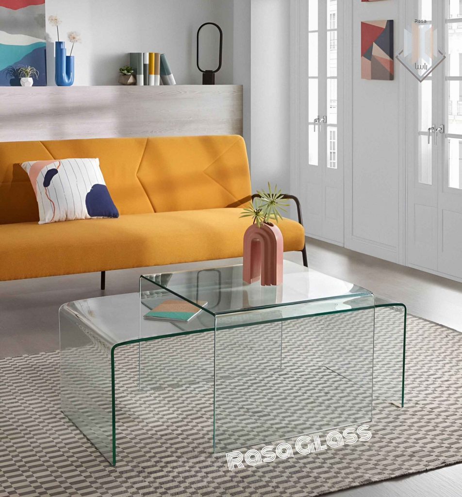 میز جلومبلی دو تکه پلاس