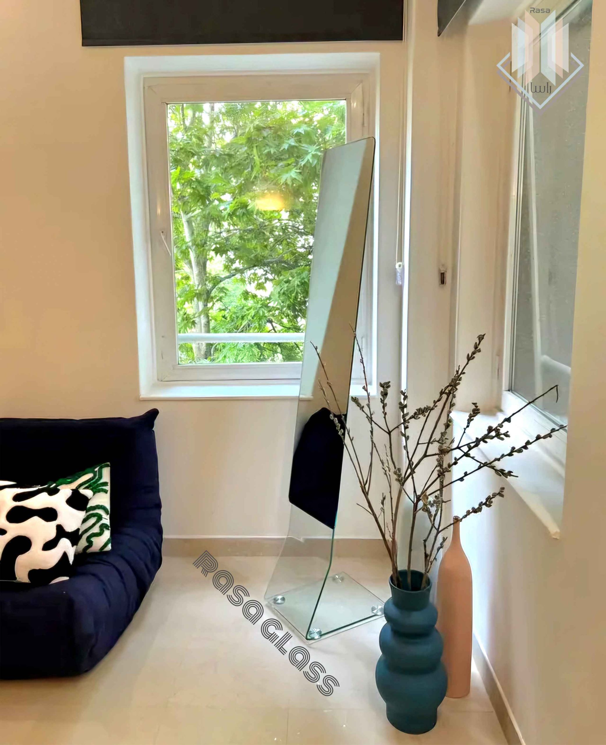 آینه قدی پایه دار آینه قدی پایه دار